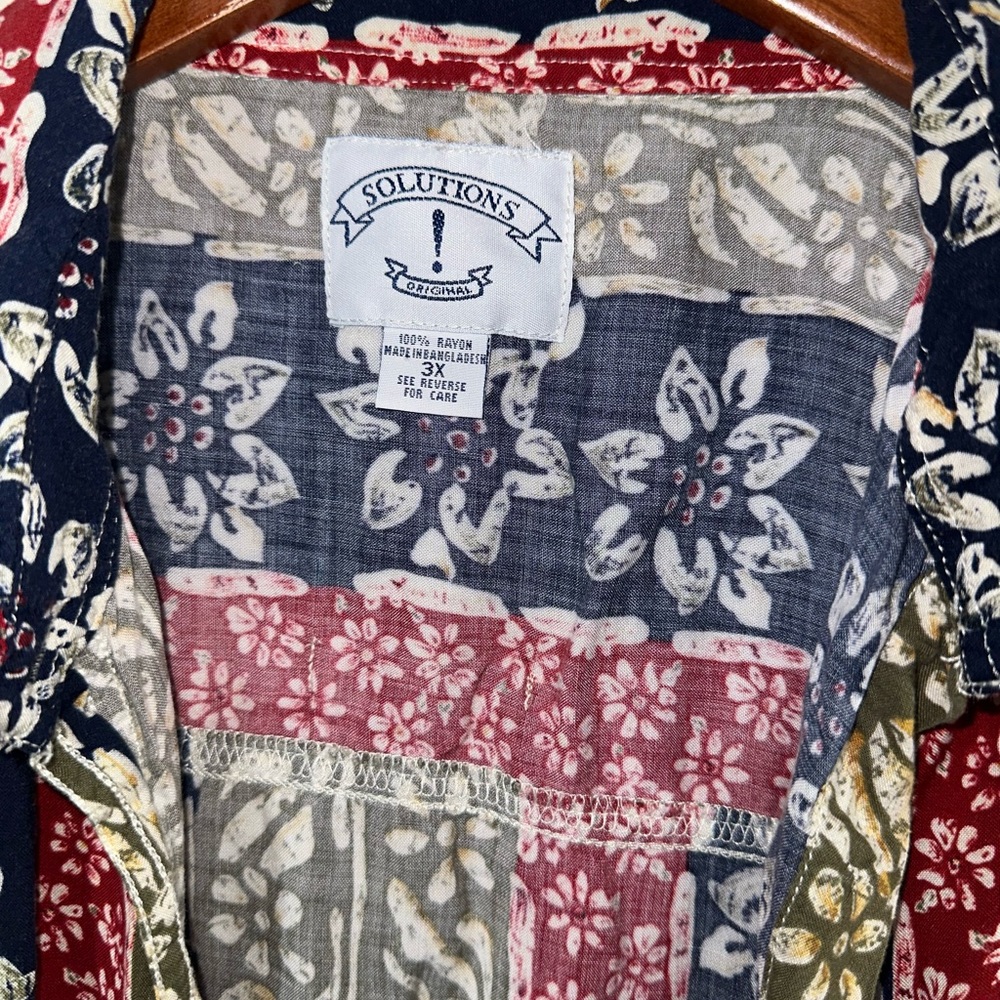 3xl Solutions Multi Pattern Short Set - image 2